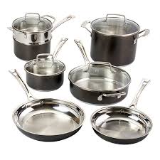 Maybe you would like to learn more about one of these? Shop Now For The Cuisinart Cuisinart 11 Pieces Stainless Non Stick Cookware Set Hard Anodized Aluminum In Non Stick Enameled Size 11 H X 25 W X 16 D Wayfair Accuweather Shop