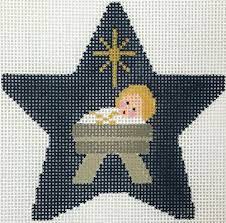 • looking for an advice video on how to design cross stitch patterns? Baby Jesus Star Christmas Cross Stitch Needlepoint Christmas Holiday Cross Stitch