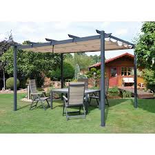 Leco 3m X 4m Aluminium Permanent Gazebo Reviews Wayfair Co Uk Outdoor Pergola Pergola Gazebo