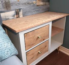 The ikea brimnes nightstand comes in a black, white, or gray finish and features both a shelf and drawer. Ikea Hemnes Mid Century Modern Bedside Table Hack With Purebond Plywood House By The Bay Design