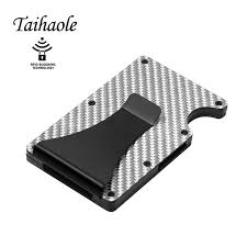 Stow your credit cards, cash and id card in a carbon fiber business card holder. Taihaole Carbon Fiber Credit Card Holder Rfid Non Scan Metal Wallet Purse Male Business Card Holder Carteira Masculina Billetera Buy At The Price Of 7 70 In Aliexpress Com Imall Com