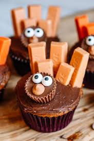 Patty cake or cup cake) is a small cake designed to serve one person, frequently baked in a small, thin paper or aluminum cup. Turkey Cupcakes Best Edible Turkey Crafts Easy Thanksgiving Desserts Treats Party Food Desserts Snacks