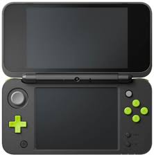 The interior of the system is either black or white, while the front and back of the system are colored in a secondary color. New 2ds Xl Console W Ac Adapter Black Lime Green Boxed Cex Uk Buy Sell Donate