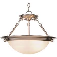 Monument Part 560795 Monument 2 Lights Brushed Nickel Pendant Pendant Lighting Home Depot Pro