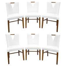 This pretty chair features velvety smooth upholstery on its back and seat cushions to comfort and pamper guests while they enjoy their meals. Antique Vintage Dining Room Chairs For Sale In New York City Near Me