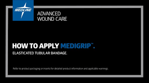 Medigrip Elastic Tubular Support Bandage Medline