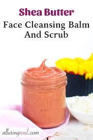 Cleansing balms melt away makeup and dirt without stripping moisture. Diy Shea Butter Face Cleansing Balm And Scrub Alluring Soul