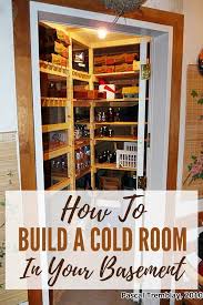The center area will eventually be home to something like a fuss ball game. How To Build A Cold Room In Your Home Basement Shtfpreparedness Diy Basement Cold Room Root Cellar