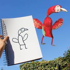 Dad Shows What Kid S Drawings Would Look Like In Real Life And They Re Terrifying Funny Comics For Kids Funny Pictures For Kids Childrens Drawings