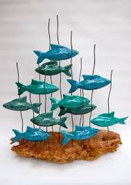 Copperweed Creek Crew By Urpu Sellar Handcrafted Ceramic Sculpture 445 Info Whitehousegallery Com Art En Bois Flotte Poisson Ceramique Idees De Poterie