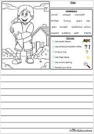 20 free picture writing prompts for kids with vocabulary the mum educates