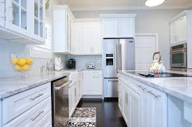 white carrera marble countertop  globe