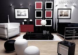 Trouvez des conseils, des idées utiles, drôles, thématiques pour bien aménager la pièce principale de votre intérieur. Une Deco De Salon En Rouge Noir Et Blanc