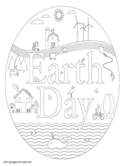 Free earth day coloring pages to color in online, or print out and use crayons, markers, and paints. Earth Day Coloring Pages Free Printable Recycling Pictures