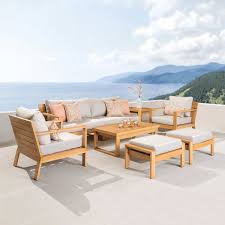 Capri 8 Piece Seating Set In 2020 Outdoor Furniture Best Outdoor Furniture Furniture