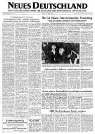 🌼 allgemeine information / geschäftsbedingungen zum verkauf meiner artikel. Nd Archiv Neues Deutschland Vom 09 03 1954