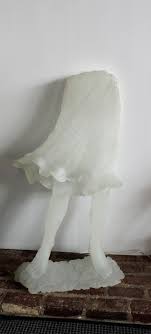 Sold at Auction: Kent Forrest Ipsen, KENT IPSEN CAST GLASS FEMALE FORM IN  SKIRT