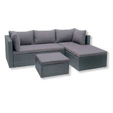 Gardiola Lounge Sitzgruppe Grau Inklusive Kissen Sitzgruppe Lounge Sitzen