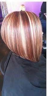 Chunky Highlights Red Lowlights Long Bob Haircut Britanynicolesalon Spa Bob Hairstyles Hair Styles Red Bob Hair
