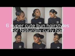 Issa Bun Tutorial 6 Super Cute Ways To Style Your Buns On Naturally Curly Hair Youtube Curly Hair Styles Curly Hair Styles Naturally Naturally Curly