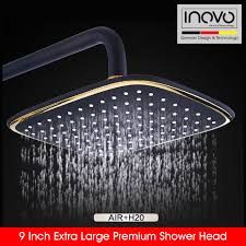 Rainshower systems bring together the essential elements of a great shower, plus a host of other benefits to enhance your comfort and pleasure. Inovo Grandeur Rain Shower In Black Gold Pub Wels Certified Inovo