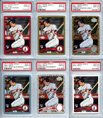 The mike trout 2011 topps finest #94 is also an option for mike trout collectors. Lot Detail 2011 Topps Update Us175 Mike Trout Rc Rookie Card Rainbow Collection Of 6 All Graded Psa 10 Gem Mint W Rare Target Red Pop 5 Gold 2011 Wal Mart Blue