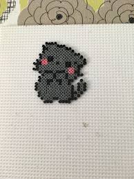 Little Cat Hama Perler By Lightning Perler Beads Hama Beads Design Iron Beads