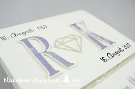 Eine diamantene hochzeit ist ein bewegendes ereignis und die glückwünsche der gratulanten kommen von herzen. Karte Zur Diamantenen Hochzeit Kleinerhase Stempelnase