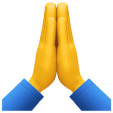 Person With Folded Hands Emoji Hand Emoji Folded Hands Emoji