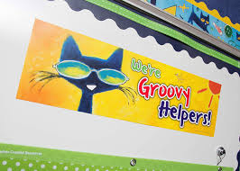 Ask parents for old clean shoes or baby shoes and build a shoe store in your dramatic play center. Buy Edupress Pete The Cat Groovy Classroom Jobs Mini Bulletin Board Ep60348 Online In Taiwan B00kq6ezvs