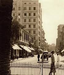 شارع جواد حسني وسط البلد بالقاهرة في ثلاثينات القرن الماضي reem old egypt cairo egypt egyptian history