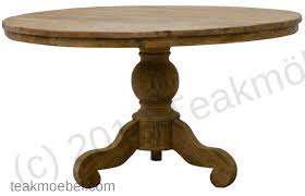 Doch was macht einen gartentisch in rund eigentlich so besonders? Teak Tisch Rund O 100 Cm Altes Holz Teakmobel Com