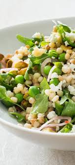 Maybe you would like to learn more about one of these? Israeli Couscous With Lemon Mint Peas Feta And Pickled Shallots To Make Pasta Salad Using Israeli Couscous Tasty Pasta Couscous Vegetarian Salad Recipes