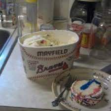 Two Of My Favorite Things Together Mayfield Ice Cream And The Braves Atlanta Braves Baseball Atlanta Braves Party Braves