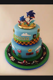 Video game wedding cakes to birthday cakes. Collections Of Sonic Birthday Cake