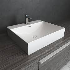 Chromé, blanc, noir mat ou en. Cantrio Koncepts Lavabo Vasque Rectangulaire Blanc 16 X 12 X 4 St 1916 Reno Depot