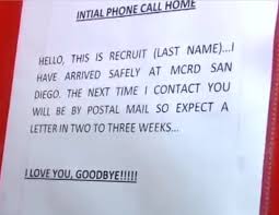 Who Remembers The Phone Call Home Mcrd San Diego Love You Lettering
