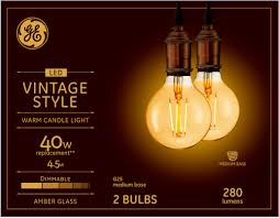 Get the best deal for 40 w halogen bulb light bulbs from the largest online selection at ebay.com. Ge Vintage 280 Lumen 4 5w Dimmable G25 Led Light Bulb 40w Equivalent 2 Pack Amber 42173 Best Buy