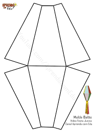 Para ficar todo colorido, coloque várias folhas coloridas. Molde Balao Decoracao Festa Junina Plaquinhas Para Festa Junina Diy Decoracao Festa Junina Balao Festa Junina