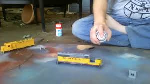Painting Model Trains With Spray Paint Part 2 Youtube