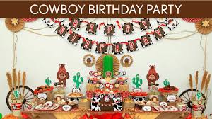 Party And Event Ideas And Inspirations Cowboy Birthday Cowboy Themed Birthday Party Cowboy Theme Party