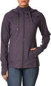 Jockey Women S Double Collar Full Zip Hooded Jacket At Amazon Women S Coats Shop