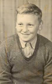 Vintage photo of founding members at first show