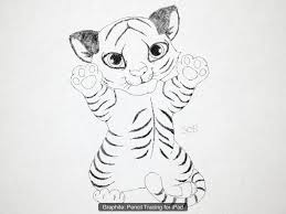 We will walk you step by step to draw your own cartoon. Tiger Cub Easy Tiger Drawing For Kids Novocom Top