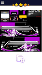 Bus simulator indonesian puchiguru love live ripped convert : Livery Bus Shd Bussid Keren Arena Modifikasi