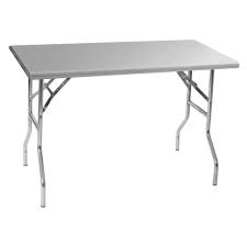 It is perfect for indoor and outdoor use. Folding Stainless Steel Work Table 24 X 60
