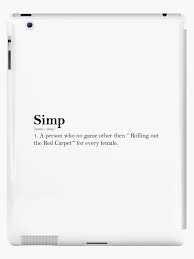 Simp Urban Dictionary Ipad Case Skin By Modernlights Redbubble