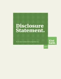 Just like you, we're a new zealand business. Fillable Online Disclosure Statement Forms Kiwibank Co Nz Fax Email Print Pdffiller