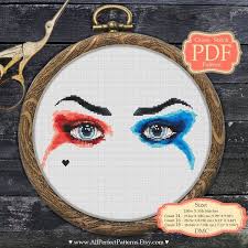 Read the whole damn pattern. Cross Stitch Patterns Handmade Batman S Joker And Harley Quinn Comic Counted Cross Stitch Pattern Crafts
