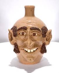 Sandy Cole. Elf Face Jug.